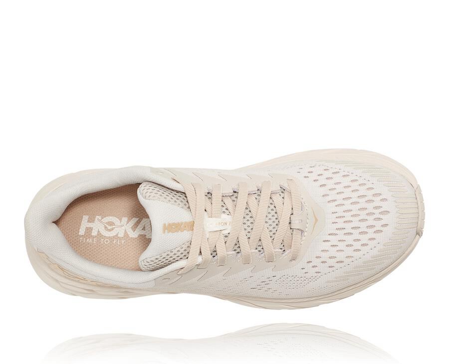 Tenis Hoka One One Feminino Branco - Clifton 7 - 125-EQNFSL